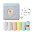 Mini Magic Wireless Photo Printer with 6 Thermal Rolls