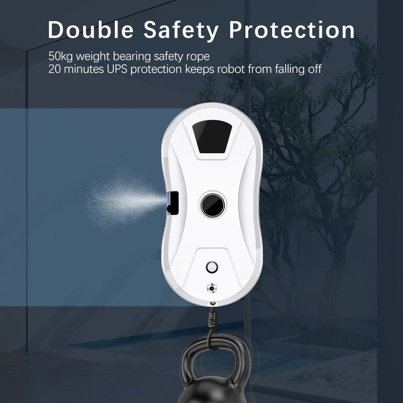 Intelligent Water Spray Window Cleaning Robot
