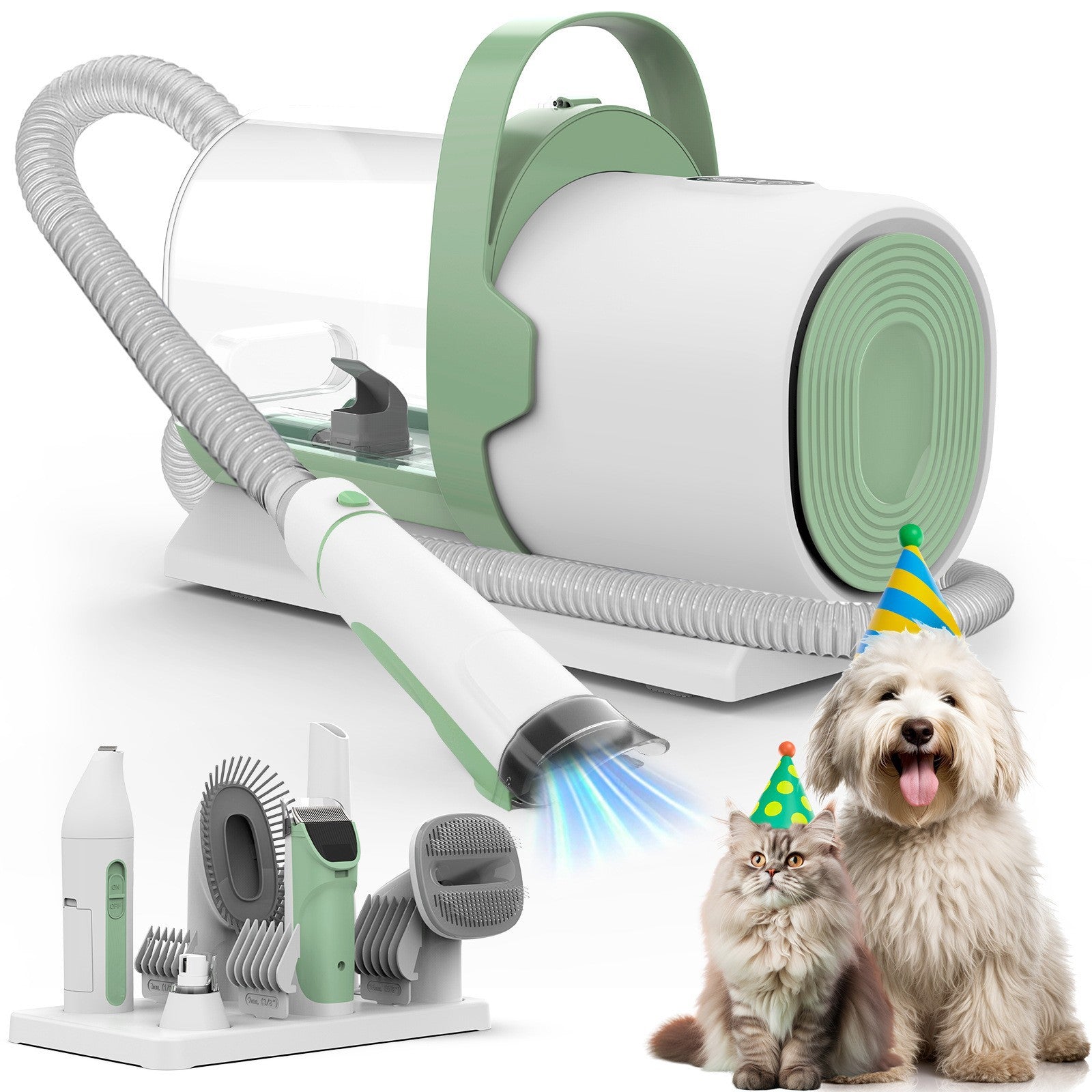 Pet Hair Remover Vacuum & Trimmer