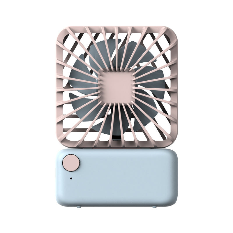 Square USB Rechargeable Neck Fan Portable Handheld Fan