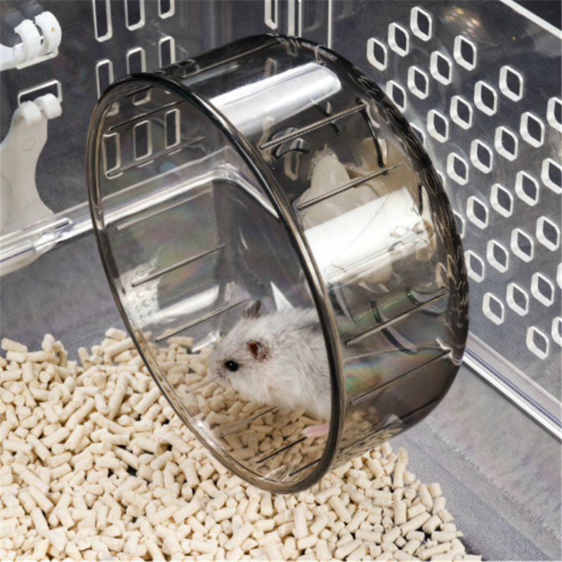 Silent Transparent Hamster Running Wheel Treadmill