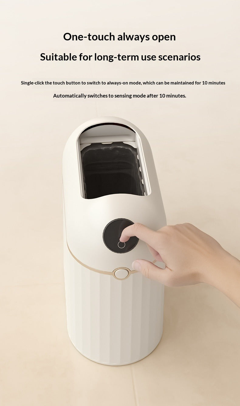 Automatic Smart Trash Can with Bag-Changing Induction