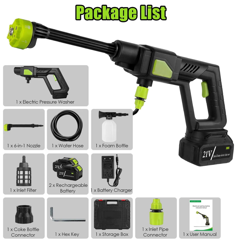 Cordless Portable Electric Pressure Washer
