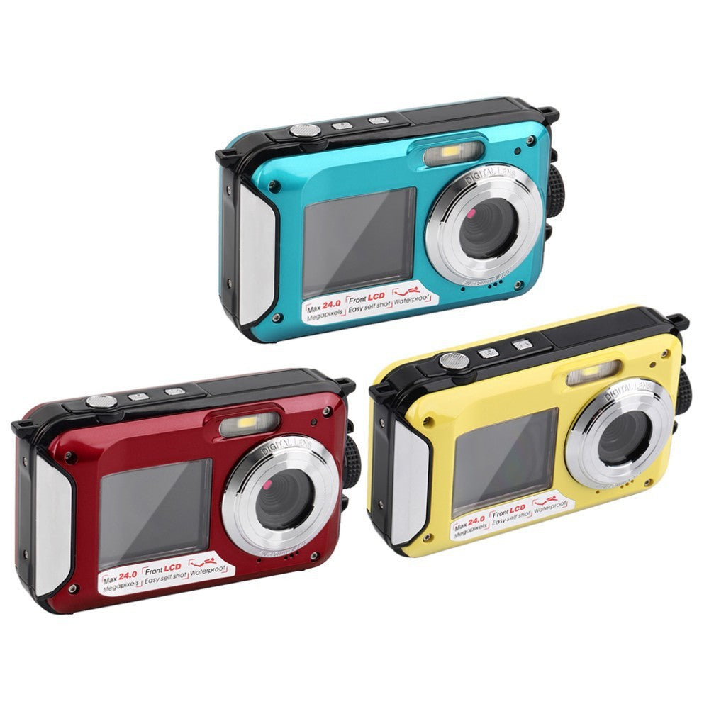Dual-Screen Waterproof Digital Camera