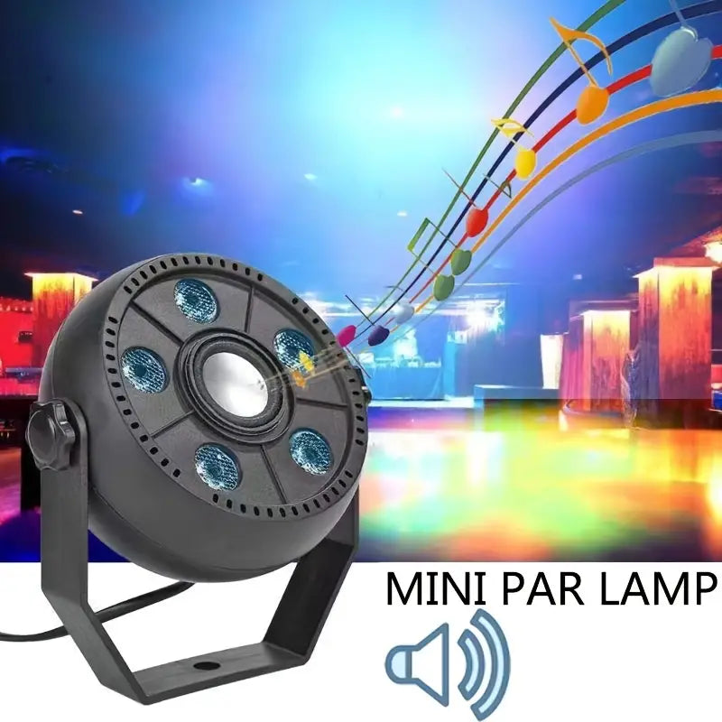 Mini Stage Wash Light COB DMX DJ Par Light with Remote
