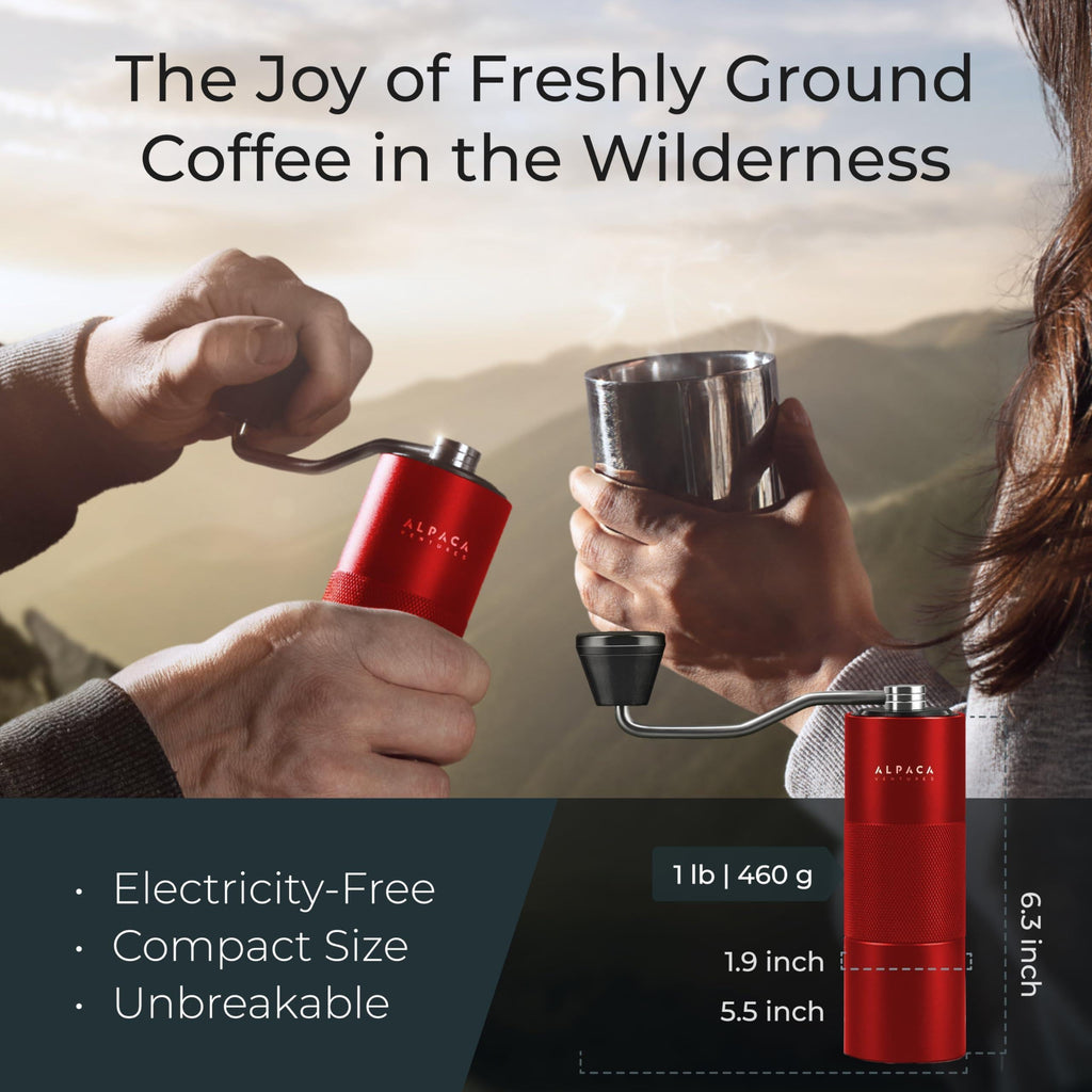 Manual Coffee Grinder Stainless Steel Conical Burr