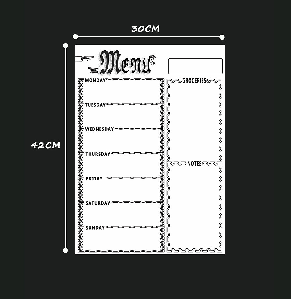 Magnetic Monthly Planner Calendar Whiteboard Fridge Magnet