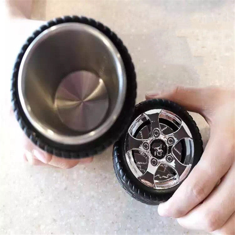 Christmas Tire Mug 304 Stainless Steel Insulated Cup