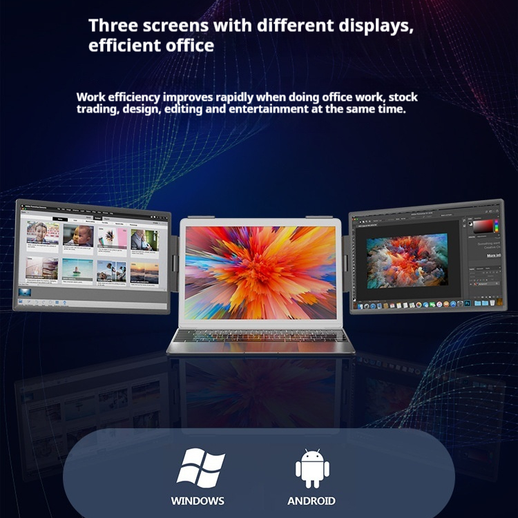 14-Inch Dual-Screen Portable Monitor