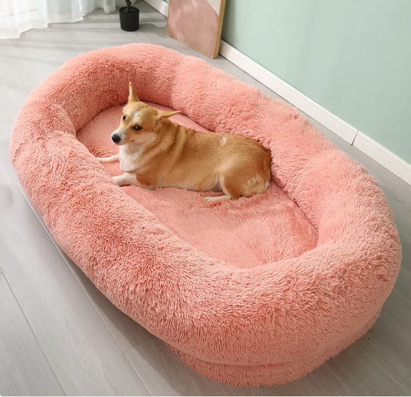 Human-Size Washable Dog Bed