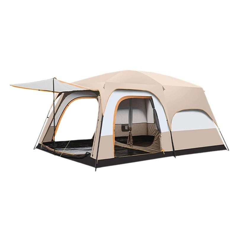 Outdoor Camping Pavilion Tent with 2 Bedrooms