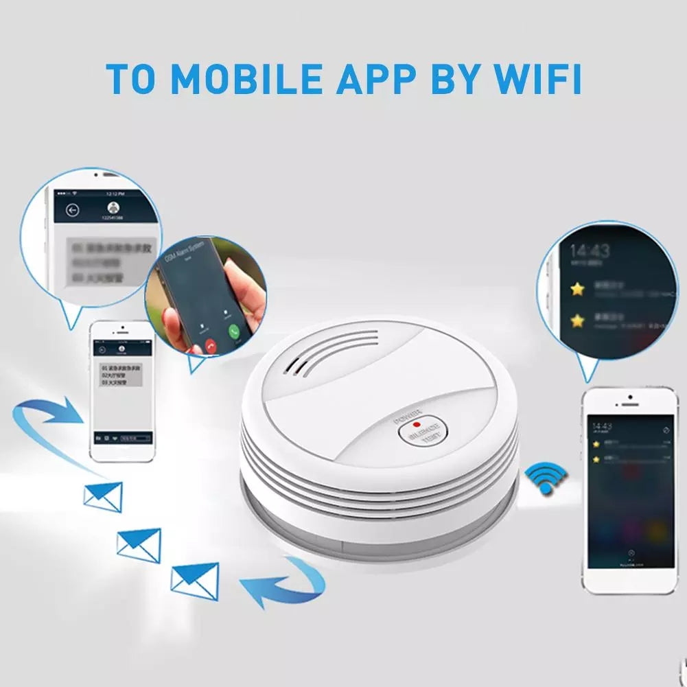 Tuya Smart WiFi Networked Smoke Detector Alarm
