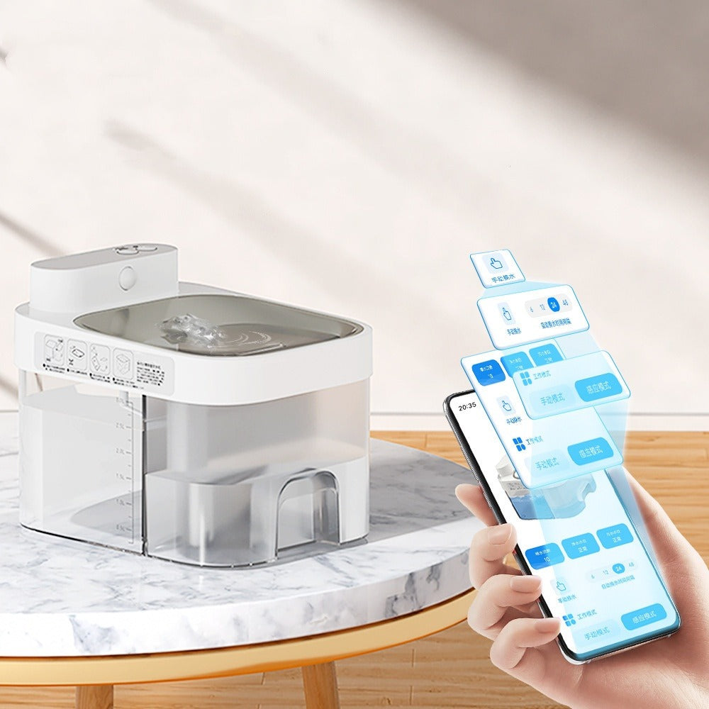 Automatic Cat Water Fountain with Filtration