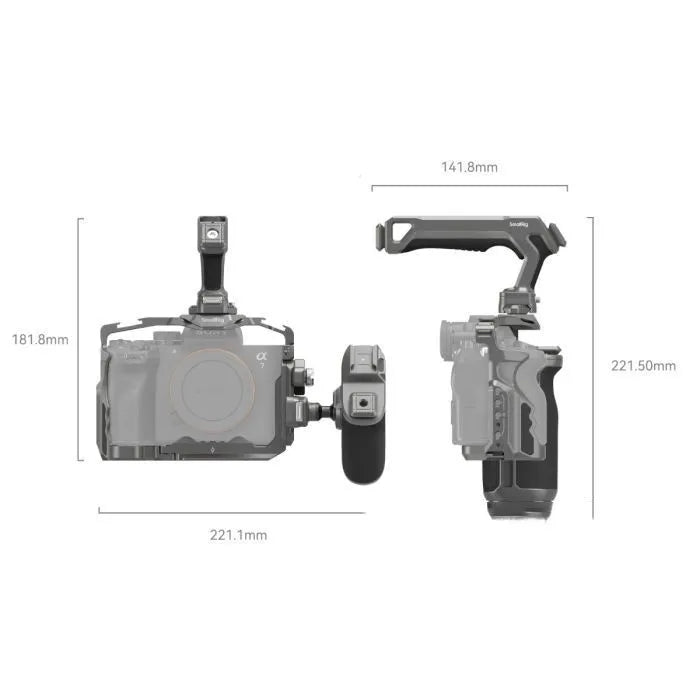 Extendable Quick-Release Camera Rig Frame