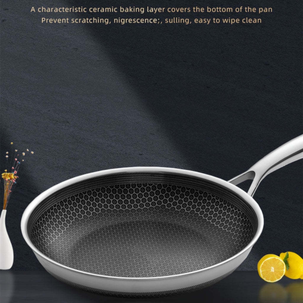 Stainless Steel Nonstick Frying Pan