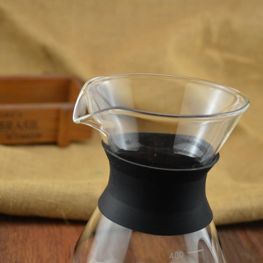Stainless Steel Coffee Dripper with Glass Carafe