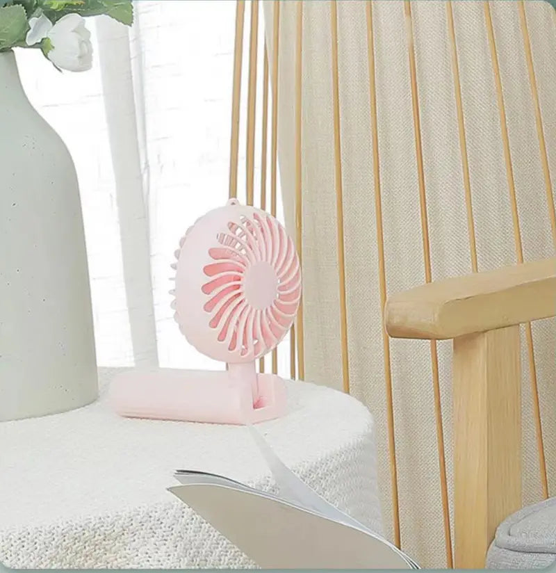 Mini Portable Cooling Fan USB Rechargeable