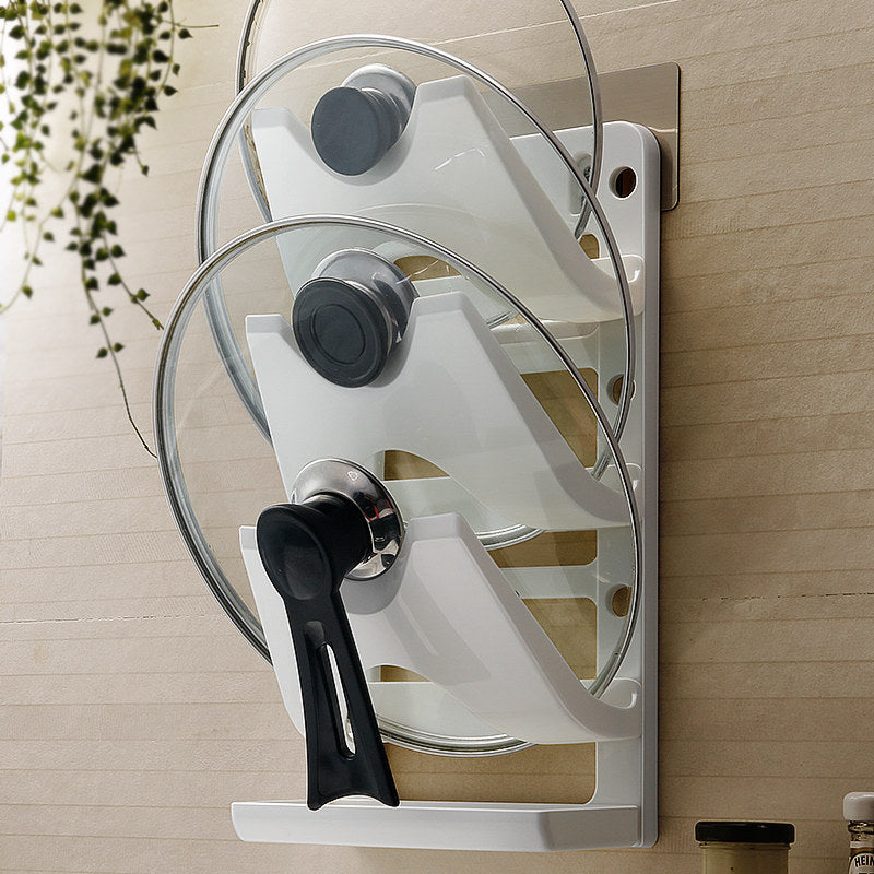 3-Tier Pot Lid and Cutting Board Rack