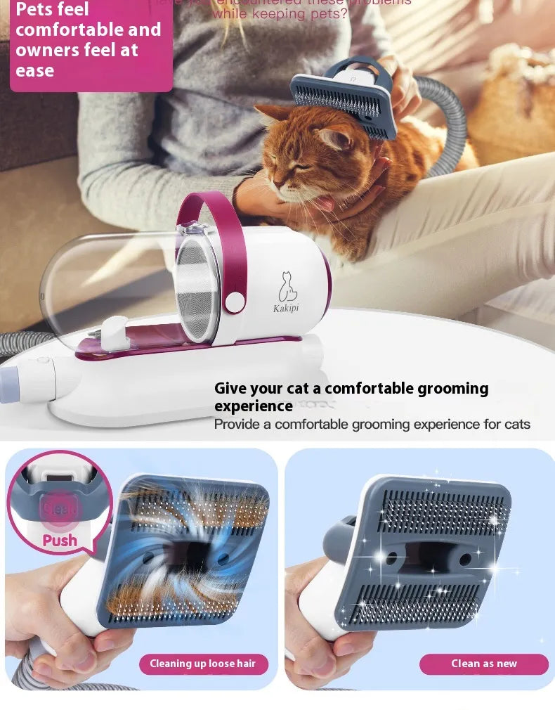Pet Grooming Vacuum & Clipper Kit