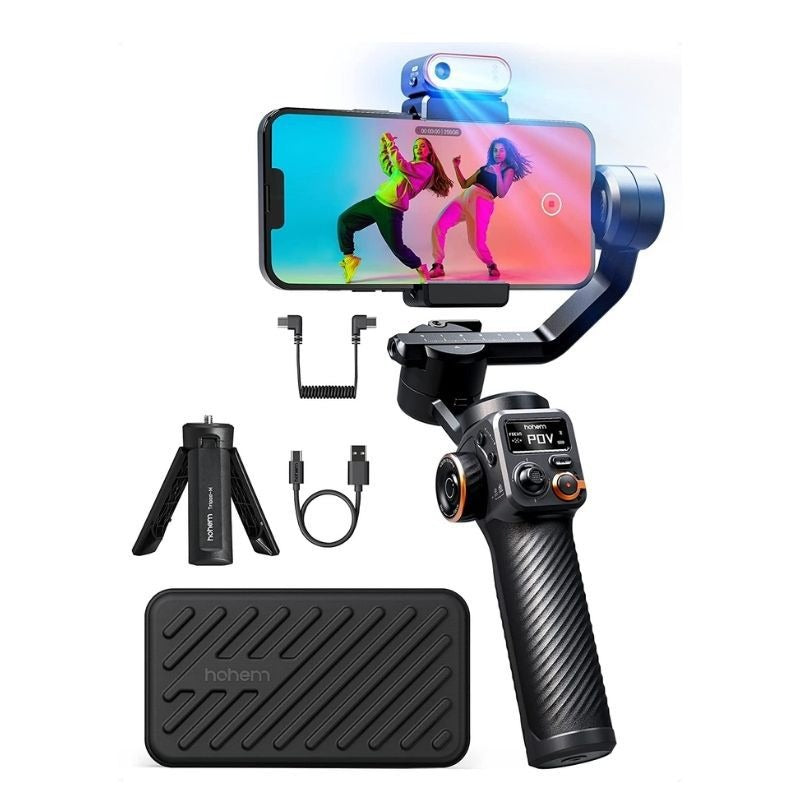 AI Face-Tracking Vlog Three-Axis Stabilizer