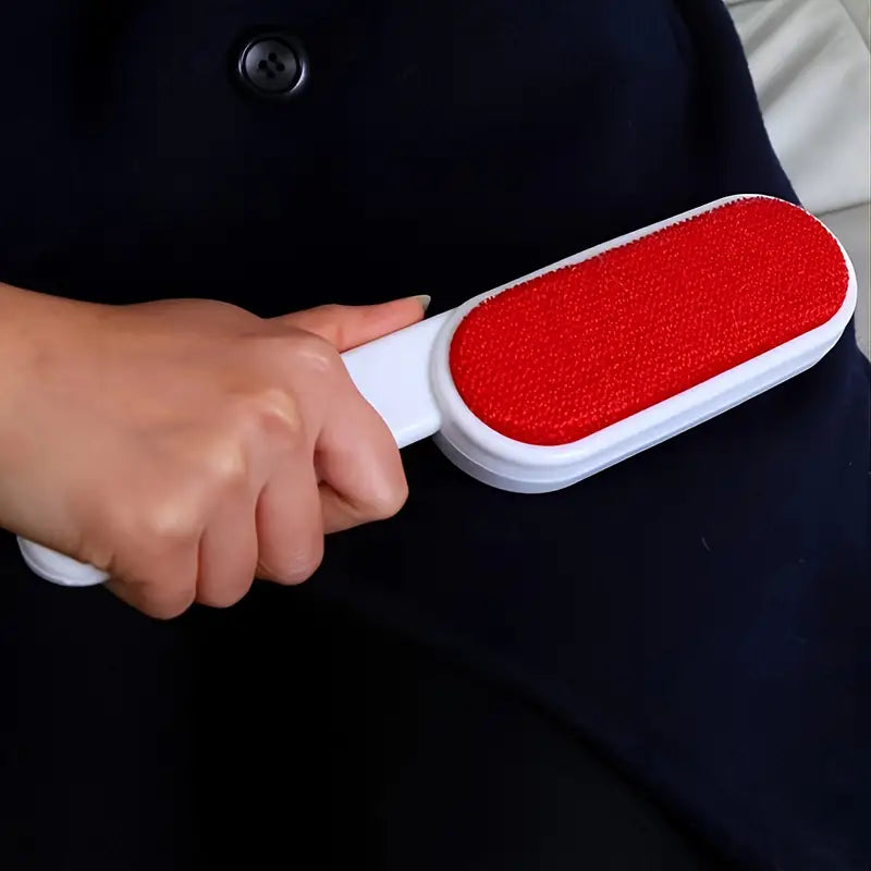 Double-Sided Clothes Lint Remover Self-Cleaning Brush