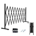 Expandable Metal Pet Barrier Gate on Casters