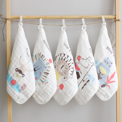 100% Cotton Face Towel Set 5 Pieces Kids