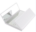 Tri-Fold Makeup Mirror with 16 LED Lights