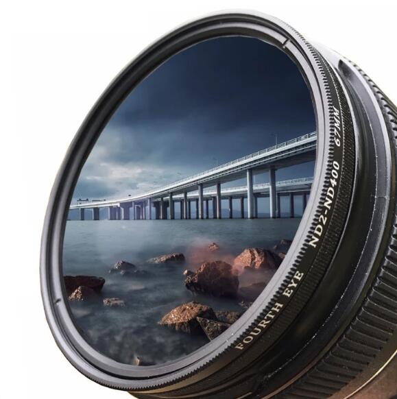 Adjustable ND Filter for Cameras Multi-Caliber