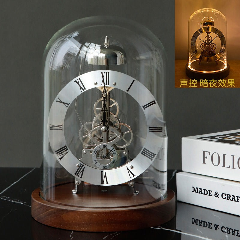 See-Through Mechanical Desk Clock