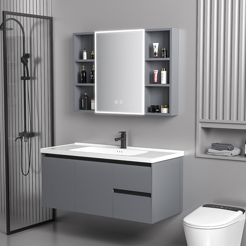Drawer Bathroom Vanity with Ceramic Sink Combo