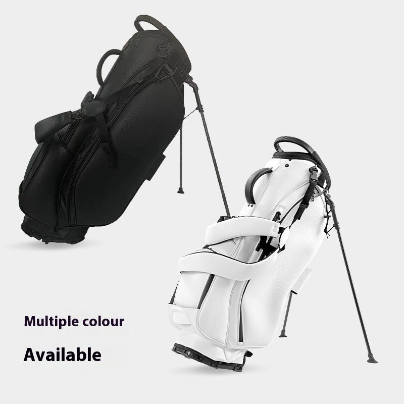 PU Leather Waterproof Golf Bag with Stand