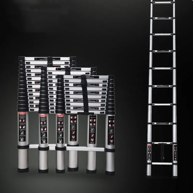 Aluminum Alloy Telescopic Folding Ladder
