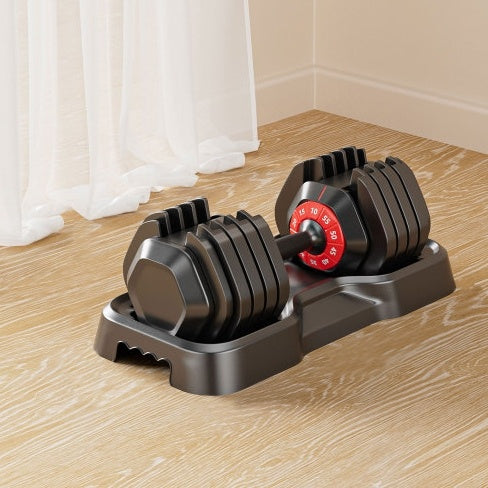 Adjustable Dumbbell Set, 10-in-1 Quick Turn