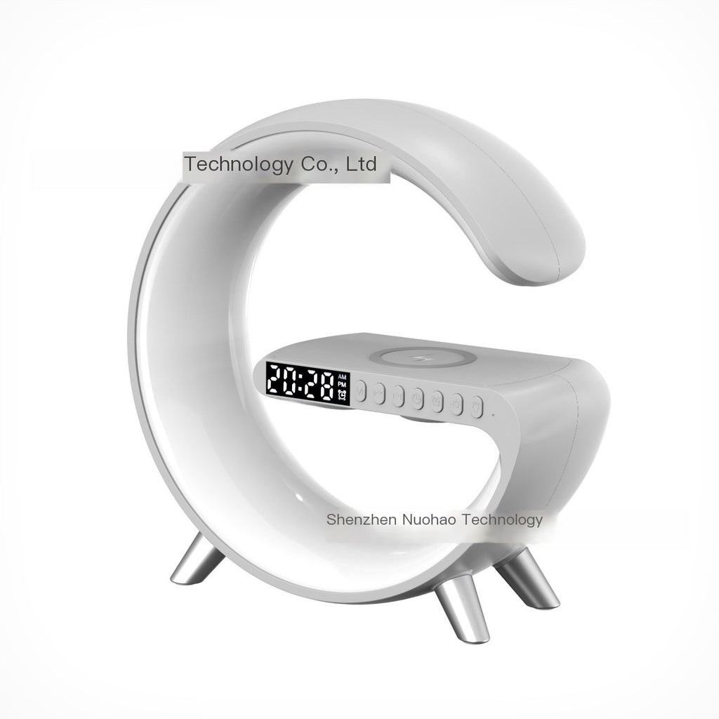Wireless Bluetooth Speaker with Ambient Light and Clock