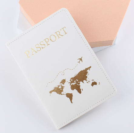 Leather Passport Holder Travel Document Case Protector