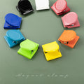 Candy Color Magnetic Memo Clips for Creative Storage