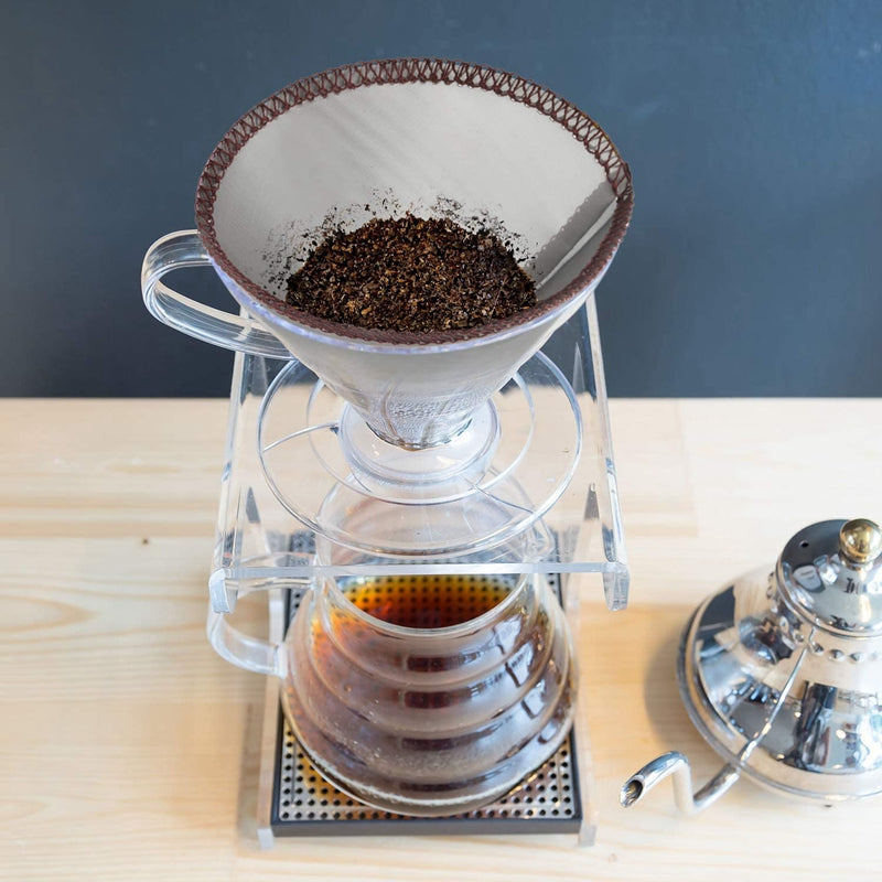 Reusable Stainless Steel Pour Over Coffee Filter Cone