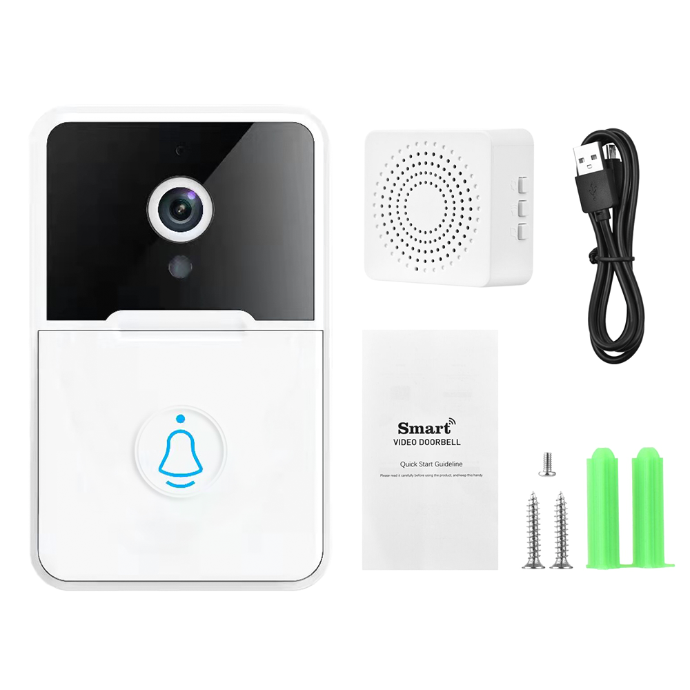 Wireless Smart WiFi Video Doorbell with Chime