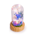 Bluetooth Speaker Night Light with Preserved Flowers