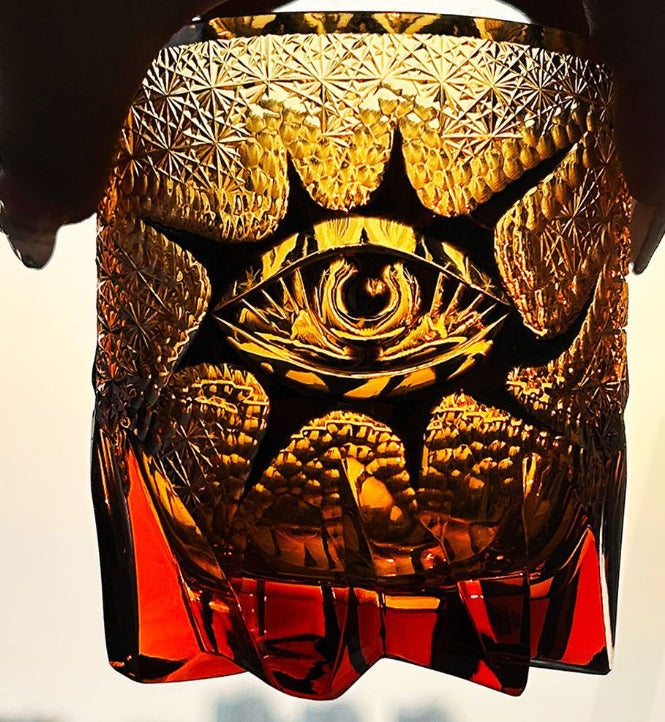 Crystal God's Eye Wine Glass