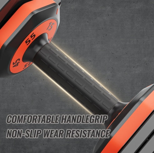 Adjustable Dumbbell Set, 10-in-1 Quick Turn