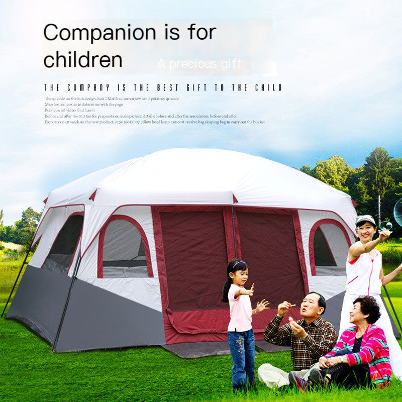 Two-Room Family Camping Tent
