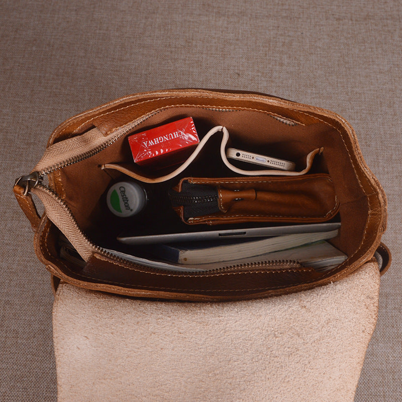 Leather Computer Backpack
