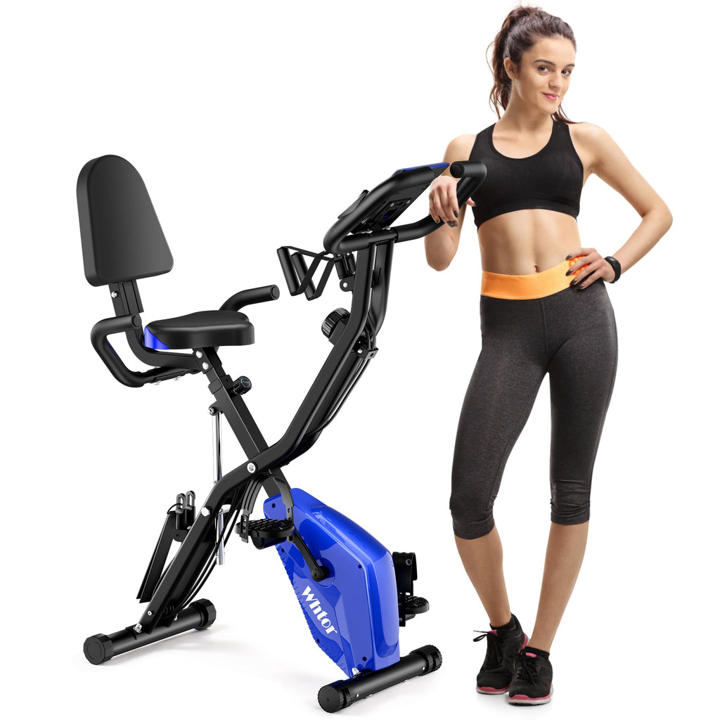 5-in-1 Foldable Recumbent Exercise Bike
