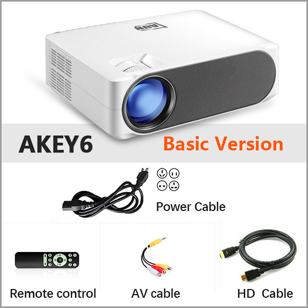 AUN Smart Digital Projector, 1080P/4K Support