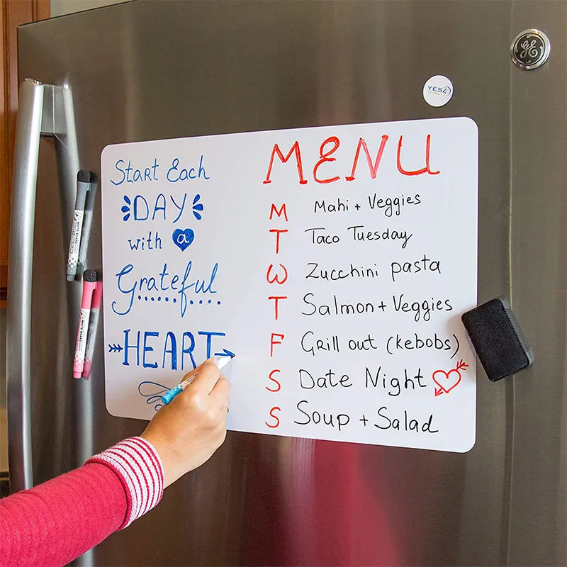 Rewritable Magnetic Message Writing Board