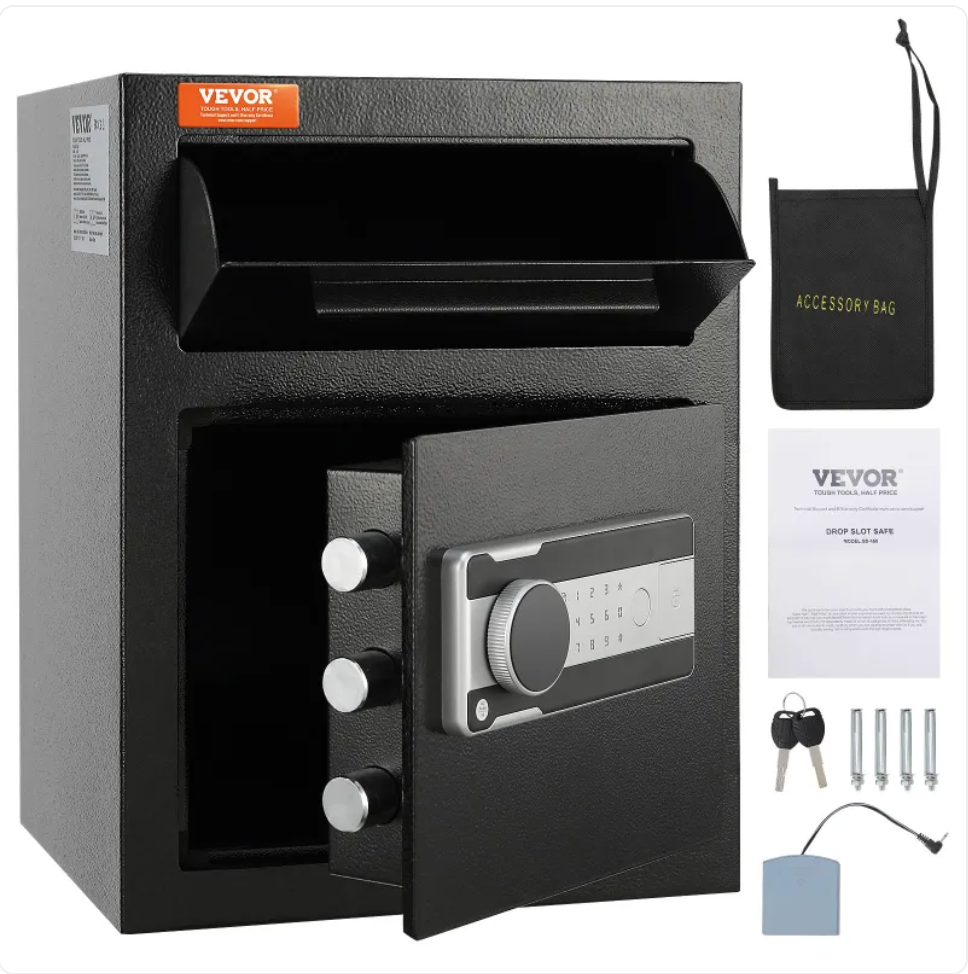 Depository Safe with Drop Slot
