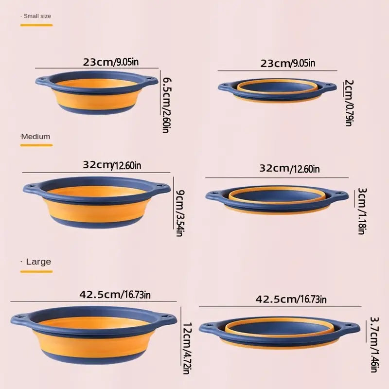 Portable Foldable Plastic Laundry Basin for Travel