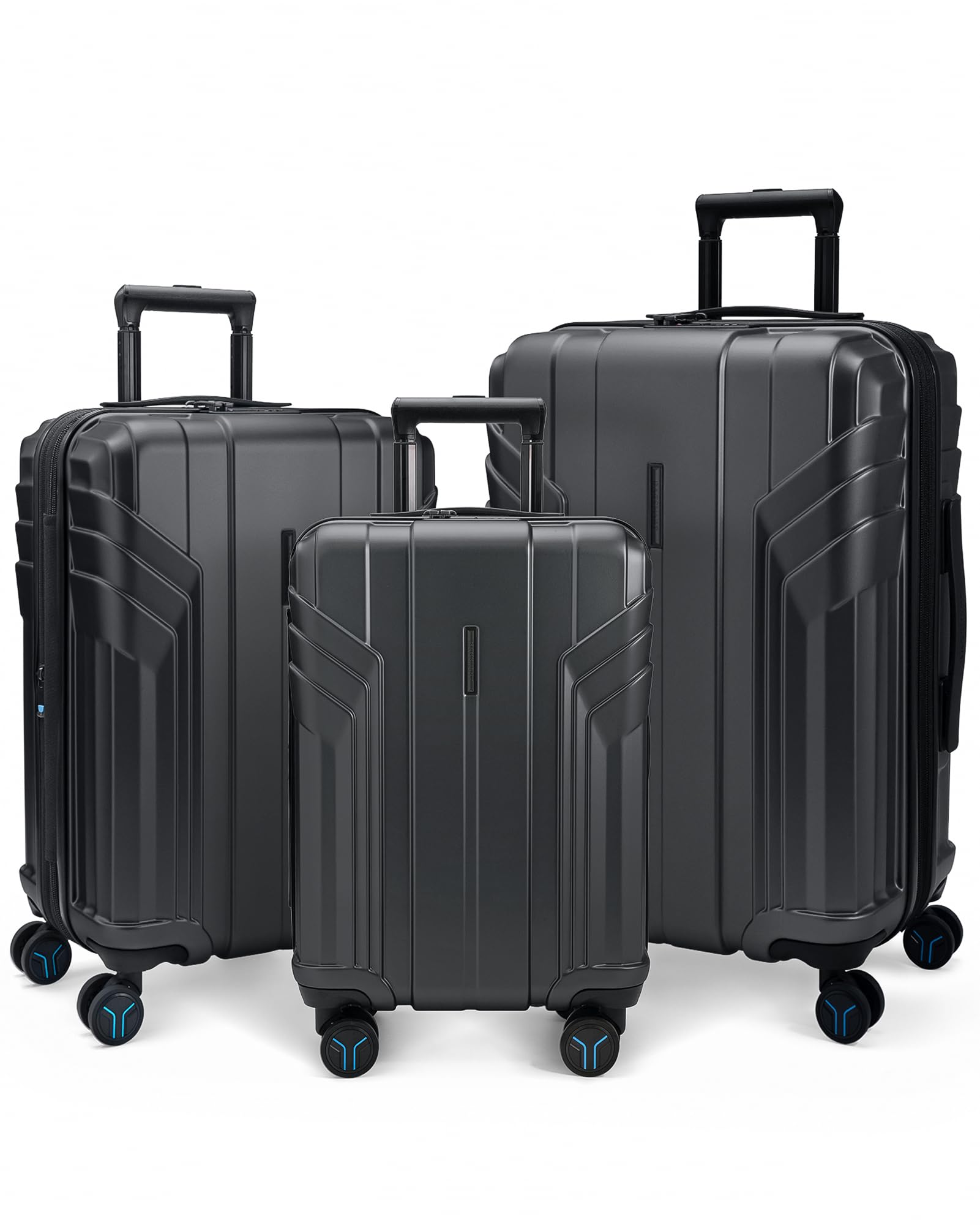 3-Piece Expandable Hardside Luggage Set with TSA Lock